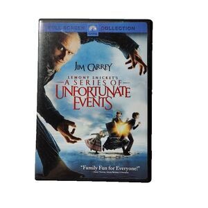 Lemony Snicket's A Series of Unfortunate Events DVD Movie PG Jim Carrey 2001
